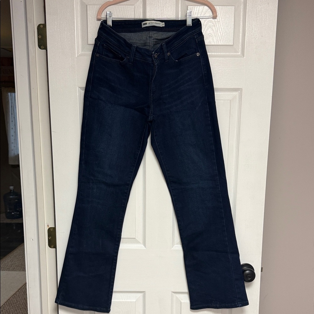 Levi's Dark Indigo Flare Jeans